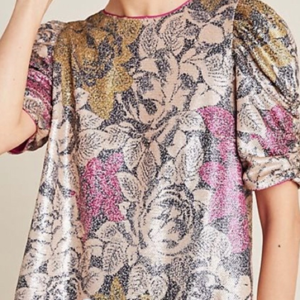 Anthropologie Marie Sequin Top- size 10